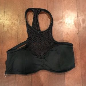 abercrombie & fitch high neck swim top